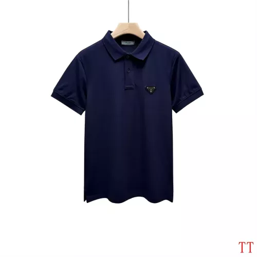 Wholesale Prada T-Shirts Short Sleeved For Men #1296585 $39.00 USD, Wholesale Quality Replica Prada T-Shirts