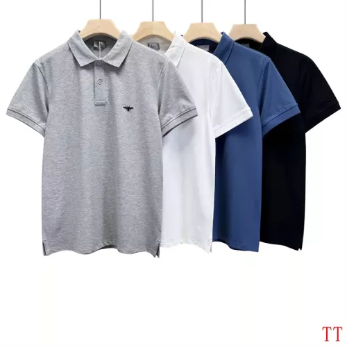 Replica Christian Dior T-Shirts Short Sleeved For Men #1296636 $39.00 USD for Wholesale