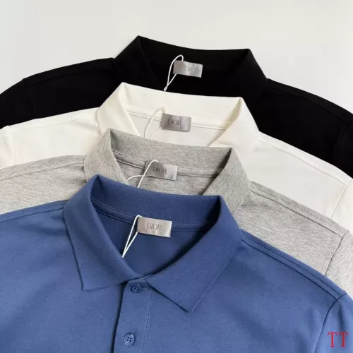 Replica Christian Dior T-Shirts Short Sleeved For Men #1296636 $39.00 USD for Wholesale