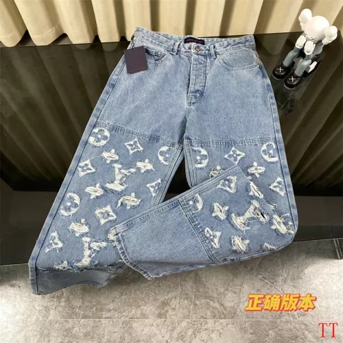 Wholesale Louis Vuitton LV Jeans For Unisex #1296816 $76.00 USD, Wholesale Quality Replica Louis Vuitton LV Jeans