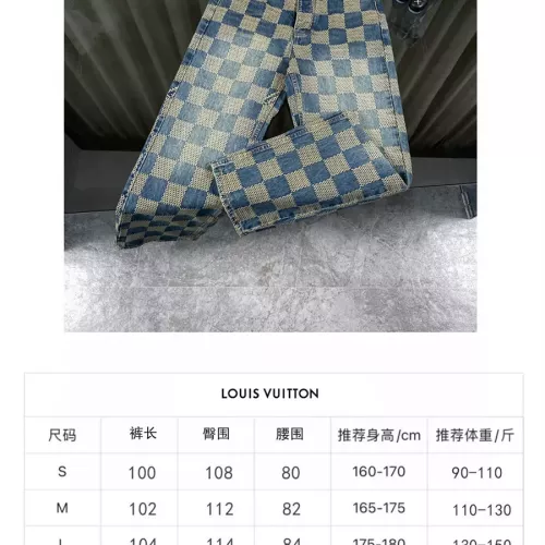 Replica Louis Vuitton LV Jeans For Unisex #1296823 $80.00 USD for Wholesale