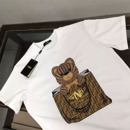 Replica Fendi T-Shirts Short Sleeved For Unisex #1296946 $32.00 USD for Wholesale