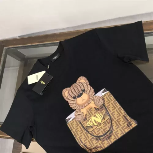 Replica Fendi T-Shirts Short Sleeved For Unisex #1296947 $32.00 USD for Wholesale