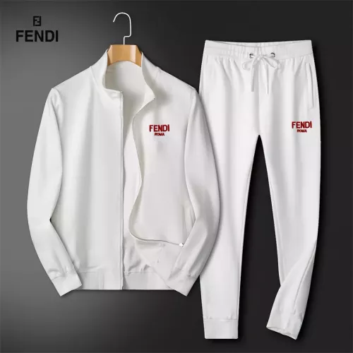 Wholesale Fendi Tracksuits Long Sleeved For Men #1297179 $80.00 USD, Wholesale Quality Replica Fendi Tracksuits