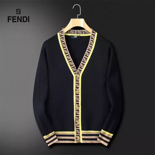 Wholesale Fendi Sweaters Long Sleeved For Men #1297204 $60.00 USD, Wholesale Quality Replica Fendi Sweaters