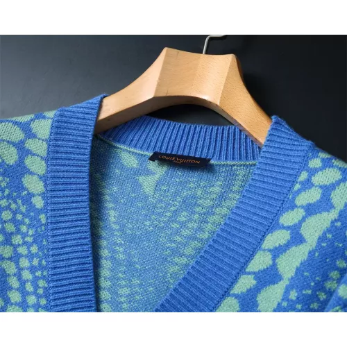 Replica Louis Vuitton LV Sweaters Long Sleeved For Men #1297212 $60.00 USD for Wholesale