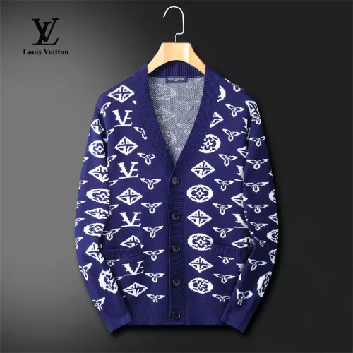 Wholesale Louis Vuitton LV Sweaters Long Sleeved For Men #1297220 $60.00 USD, Wholesale Quality Replica Louis Vuitton LV Sweaters