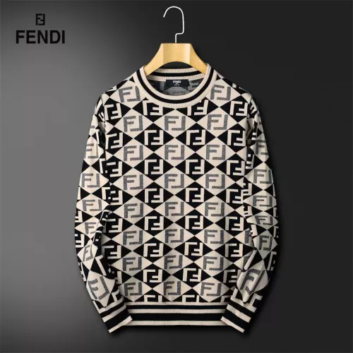 Wholesale Fendi Sweaters Long Sleeved For Men #1297227 $52.00 USD, Wholesale Quality Replica Fendi Sweaters