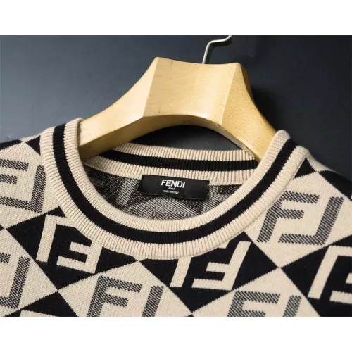 Replica Fendi Sweaters Long Sleeved For Men #1297227 $52.00 USD for Wholesale