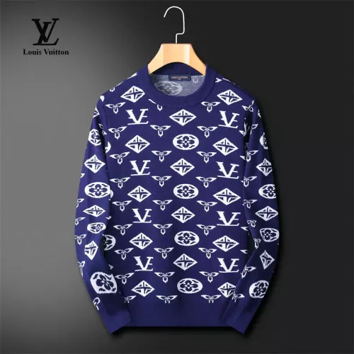 Wholesale Louis Vuitton LV Sweaters Long Sleeved For Men #1297233 $52.00 USD, Wholesale Quality Replica Louis Vuitton LV Sweaters