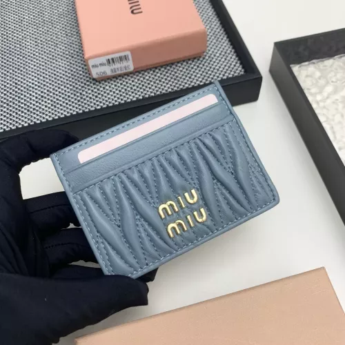 Wholesale MIU MIU Card Case #1297823 $29.00 USD, Wholesale Quality Replica MIU MIU Fashion Wallets