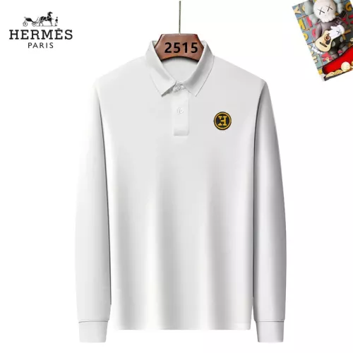 Wholesale Hermes T-Shirts Long Sleeved For Men #1298048 $40.00 USD, Wholesale Quality Replica Hermes T-Shirts