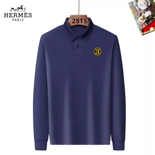 Wholesale Hermes T-Shirts Long Sleeved For Men #1298050 $40.00 USD, Wholesale Quality Replica Hermes T-Shirts