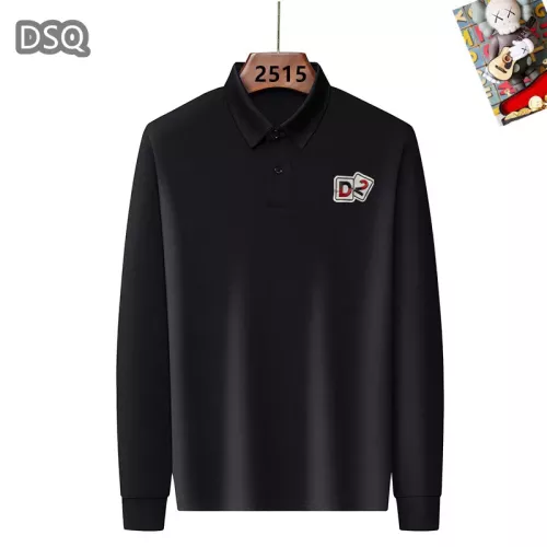 Wholesale Dsquared T-Shirts Long Sleeved For Men #1298068 $40.00 USD, Wholesale Quality Replica Dsquared T-Shirts