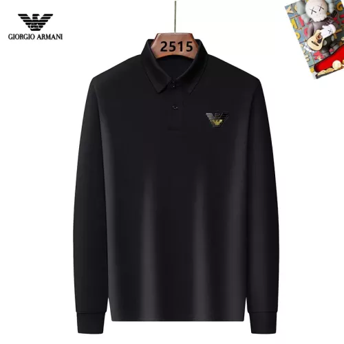 Wholesale Armani T-Shirts Long Sleeved For Men #1298076 $40.00 USD, Wholesale Quality Replica Armani T-Shirts