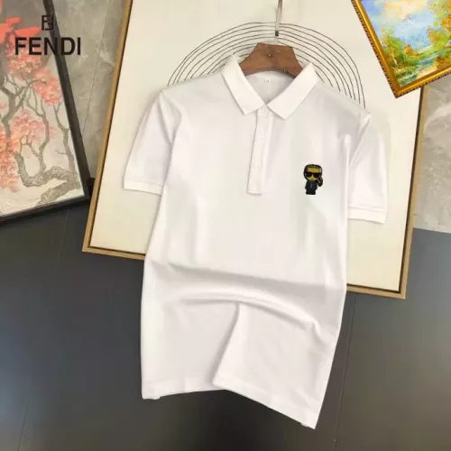 Wholesale Fendi T-Shirts Short Sleeved For Men #1298122 $29.00 USD, Wholesale Quality Replica Fendi T-Shirts