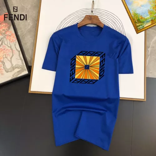 Wholesale Fendi T-Shirts Short Sleeved For Unisex #1298192 $25.00 USD, Wholesale Quality Replica Fendi T-Shirts