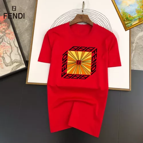 Wholesale Fendi T-Shirts Short Sleeved For Unisex #1298194 $25.00 USD, Wholesale Quality Replica Fendi T-Shirts