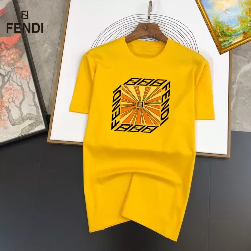 Wholesale Fendi T-Shirts Short Sleeved For Unisex #1298195 $25.00 USD, Wholesale Quality Replica Fendi T-Shirts
