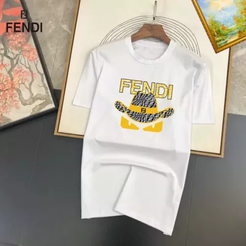 Wholesale Fendi T-Shirts Short Sleeved For Unisex #1298196 $25.00 USD, Wholesale Quality Replica Fendi T-Shirts