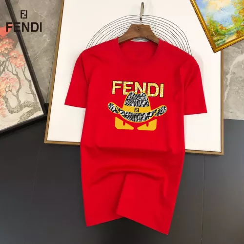 Wholesale Fendi T-Shirts Short Sleeved For Unisex #1298199 $25.00 USD, Wholesale Quality Replica Fendi T-Shirts