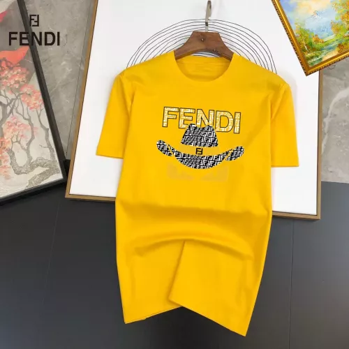 Wholesale Fendi T-Shirts Short Sleeved For Unisex #1298201 $25.00 USD, Wholesale Quality Replica Fendi T-Shirts