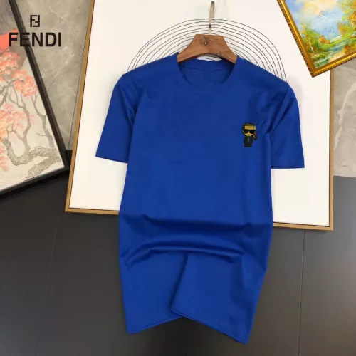 Wholesale Fendi T-Shirts Short Sleeved For Unisex #1298252 $25.00 USD, Wholesale Quality Replica Fendi T-Shirts