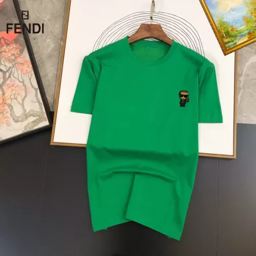 Wholesale Fendi T-Shirts Short Sleeved For Unisex #1298253 $25.00 USD, Wholesale Quality Replica Fendi T-Shirts