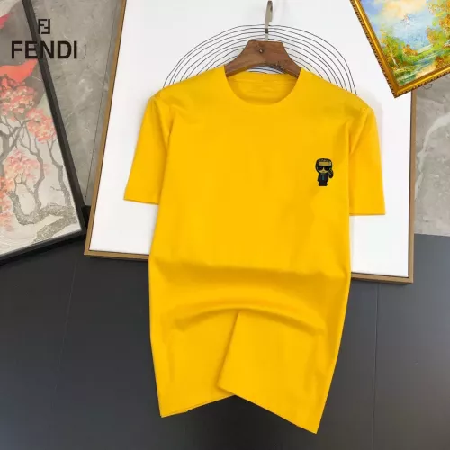 Wholesale Fendi T-Shirts Short Sleeved For Unisex #1298255 $25.00 USD, Wholesale Quality Replica Fendi T-Shirts