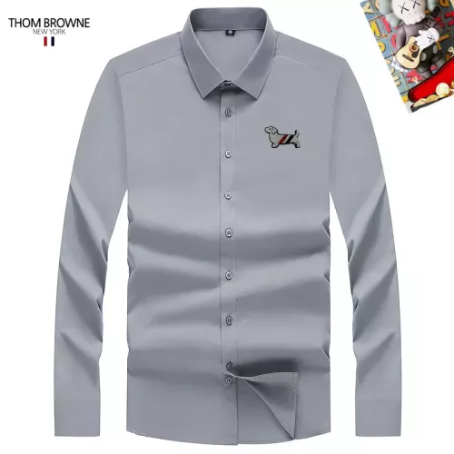 Wholesale Thom Browne TB Shirts Long Sleeved For Men #1298319 $40.00 USD, Wholesale Quality Replica Thom Browne TB Shirts