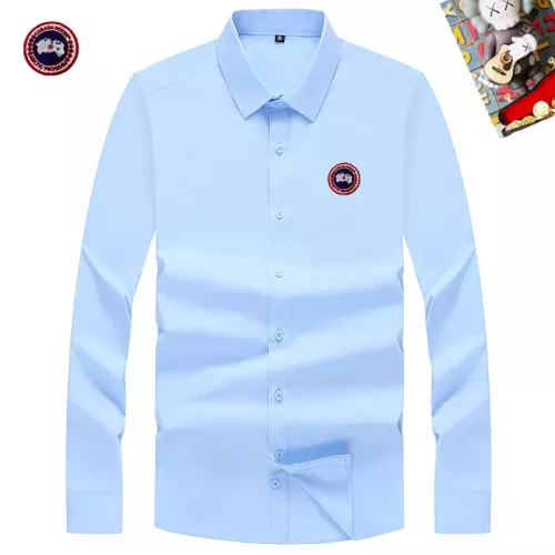 Wholesale Canada Goose Shirts Long Sleeved For Men #1298389 $40.00 USD, Wholesale Quality Replica Columbia Shirts