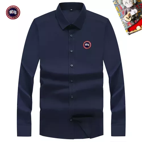 Wholesale Canada Goose Shirts Long Sleeved For Men #1298392 $40.00 USD, Wholesale Quality Replica Columbia Shirts