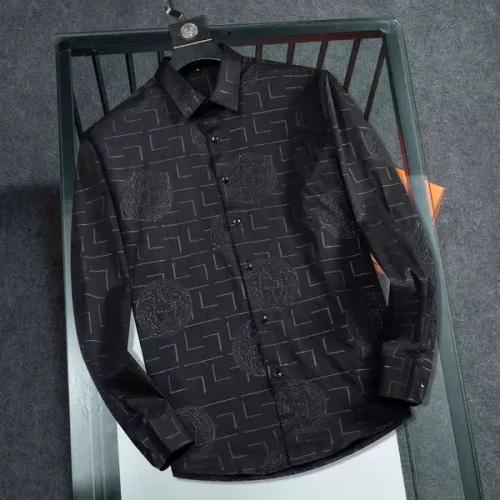 Wholesale Versace Shirts Long Sleeved For Men #1298430 $56.00 USD, Wholesale Quality Replica Versace Shirts