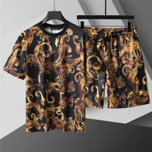 Wholesale Versace Tracksuits Short Sleeved For Men #1298440 $48.00 USD, Wholesale Quality Replica Versace Tracksuits