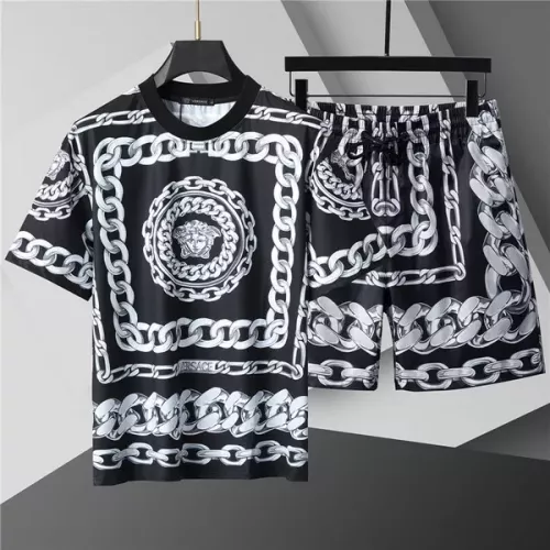 Wholesale Versace Tracksuits Short Sleeved For Men #1298441 $48.00 USD, Wholesale Quality Replica Versace Tracksuits