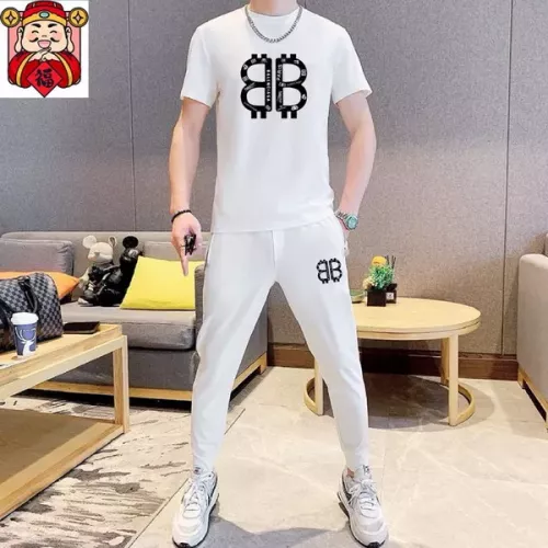 Wholesale Balenciaga Fashion Tracksuits Short Sleeved For Men #1298472 $64.00 USD, Wholesale Quality Replica Balenciaga Fashion Tracksuits