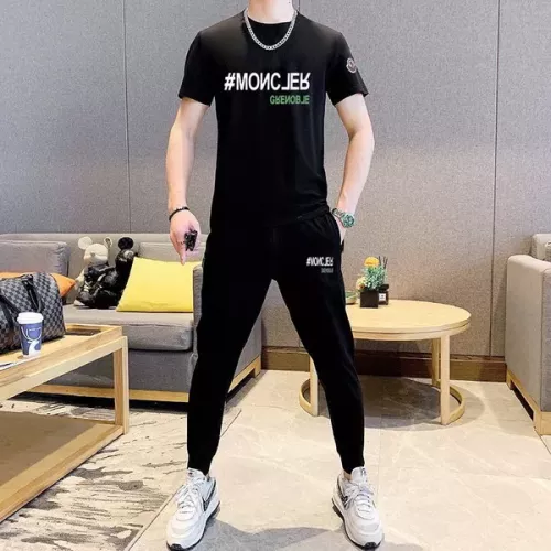 Wholesale Moncler Tracksuits Short Sleeved For Men #1298485 $64.00 USD, Wholesale Quality Replica Moncler Tracksuits