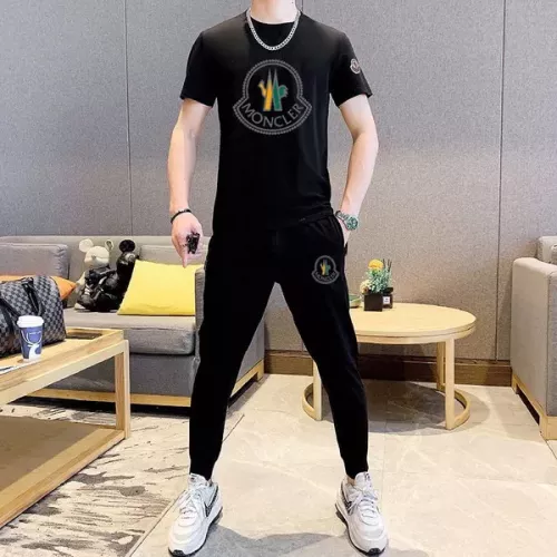Wholesale Moncler Tracksuits Short Sleeved For Men #1298487 $64.00 USD, Wholesale Quality Replica Moncler Tracksuits