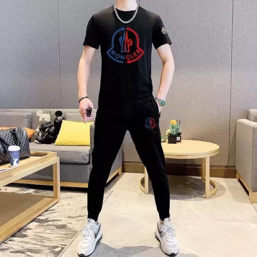 Wholesale Moncler Tracksuits Short Sleeved For Men #1298491 $64.00 USD, Wholesale Quality Replica Moncler Tracksuits