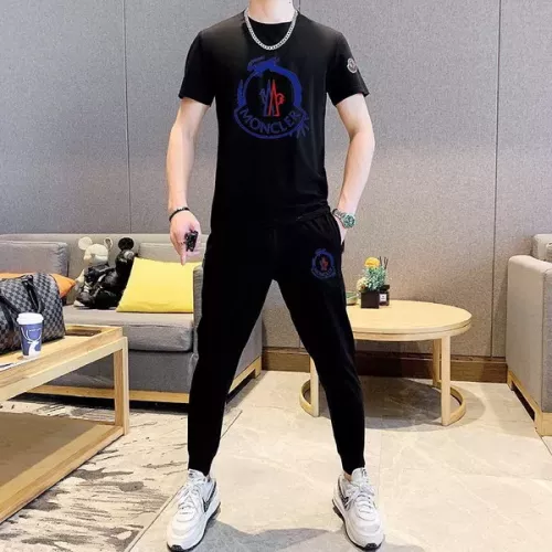 Wholesale Moncler Tracksuits Short Sleeved For Men #1298493 $64.00 USD, Wholesale Quality Replica Moncler Tracksuits