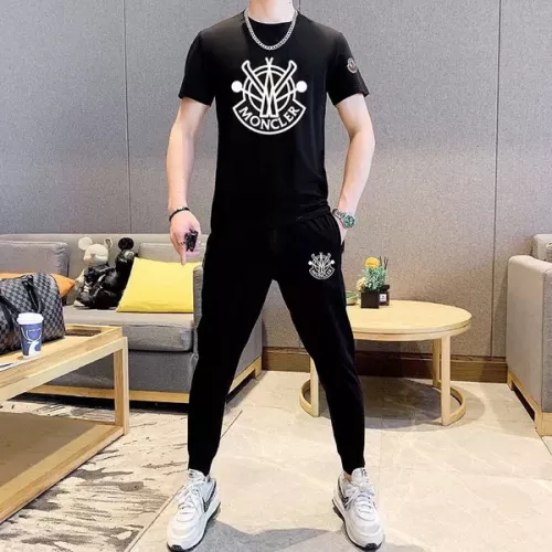 Wholesale Moncler Tracksuits Short Sleeved For Men #1298495 $64.00 USD, Wholesale Quality Replica Moncler Tracksuits