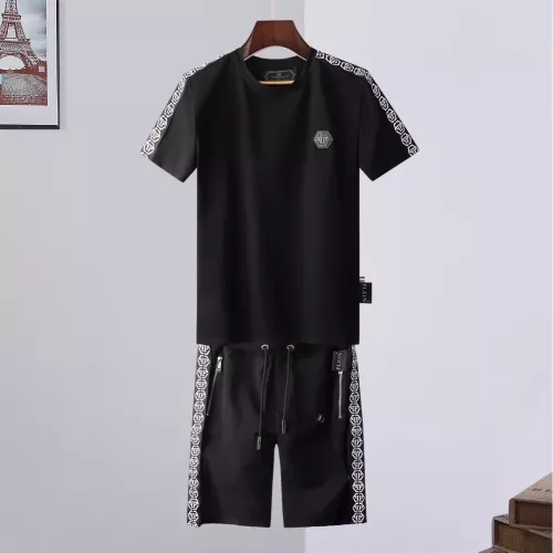 Wholesale Philipp Plein PP Tracksuits Short Sleeved For Men #1298592 $56.00 USD, Wholesale Quality Replica Philipp Plein PP Tracksuits