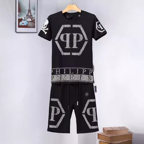 Wholesale Philipp Plein PP Tracksuits Short Sleeved For Men #1298597 $56.00 USD, Wholesale Quality Replica Philipp Plein PP Tracksuits