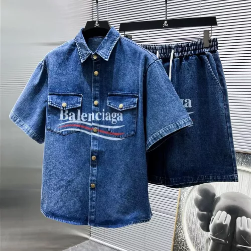 Wholesale Balenciaga Fashion Tracksuits Short Sleeved For Men #1298610 $72.00 USD, Wholesale Quality Replica Balenciaga Fashion Tracksuits