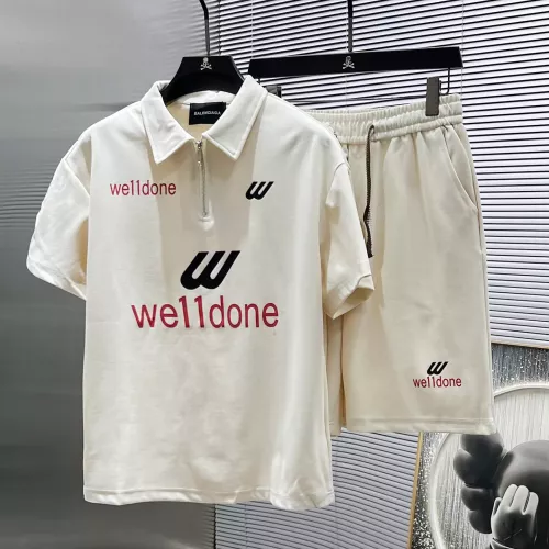 Wholesale Balenciaga Fashion Tracksuits Short Sleeved For Men #1298617 $60.00 USD, Wholesale Quality Replica Balenciaga Fashion Tracksuits