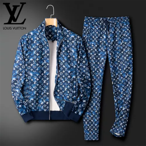 Wholesale Louis Vuitton LV Tracksuits Long Sleeved For Men #1298698 $92.00 USD, Wholesale Quality Replica Louis Vuitton LV Tracksuits