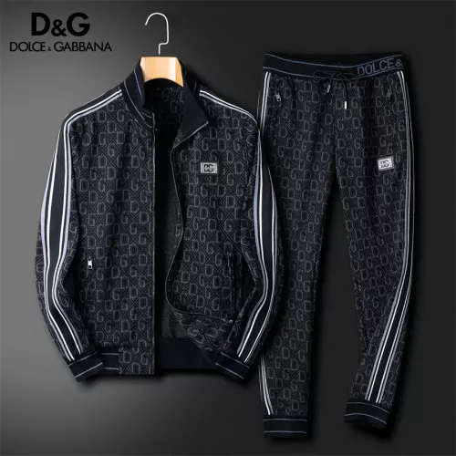 Wholesale Dolce &amp; Gabbana D&amp;G Tracksuits Long Sleeved For Men #1298703 $92.00 USD, Wholesale Quality Replica Dolce &amp; Gabbana D&amp;G Tracksuits