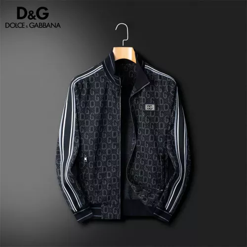 Replica Dolce & Gabbana D&G Tracksuits Long Sleeved For Men #1298703 $92.00 USD for Wholesale