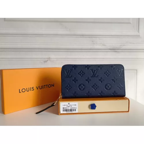 Wholesale Louis Vuitton LV Wallets In Navy #1298834 $34.00 USD, Wholesale Quality Replica Louis Vuitton LV Wallets