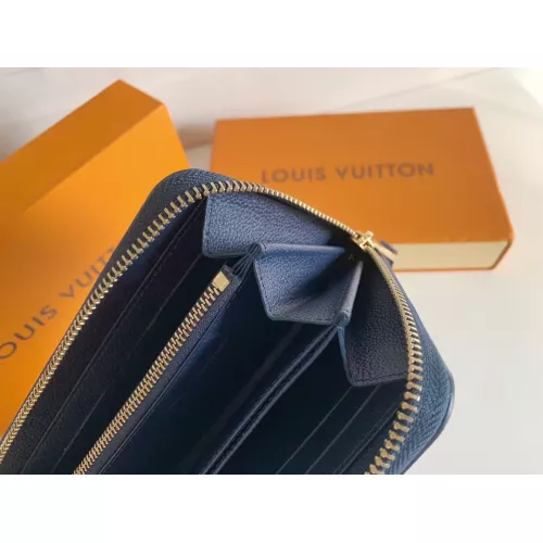 Replica Louis Vuitton LV Wallets In Navy #1298834 $34.00 USD for Wholesale